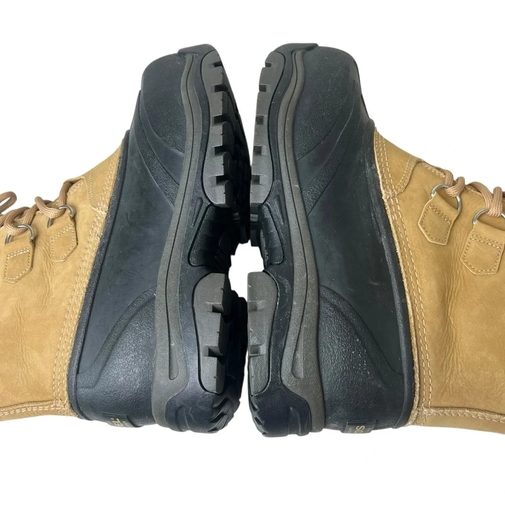 Sorel Caribou Men’s Size 10 Tan and Black Winter Packs Snow Boots